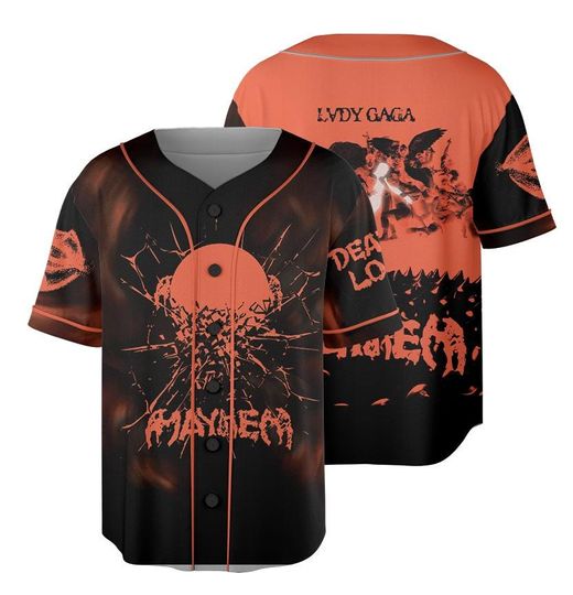 Shattered Mirror MAYHEM Ld ga Baseball Jersey