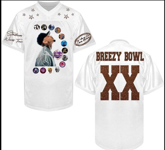 Chris Brown Breezy Bowl Football Jersey, Personalized Breezy Bowl XX 2025 Shirt