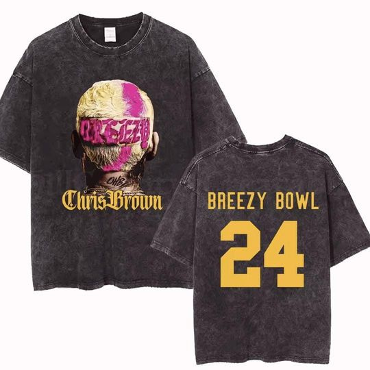 Vintage Breezy Bowl XX Shirt Chris Brown Gothic Streetwear Tee