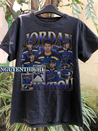 Jordan Kyrou 90s Graphic Tee, Jordan Kyrou 90s Bootleg Shirt, Jordan Kyrou Rap Shirt, Hockey Graphic Tee, Vintage Clothing, Tiktok Shirt