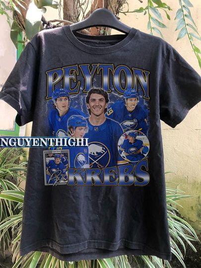 Peyton Krebs Shirt Graphic Sport Tshirt Player Best Seller Bootleg Unisex Women Man Vintage 90s Graphic Tee Gift Fans
