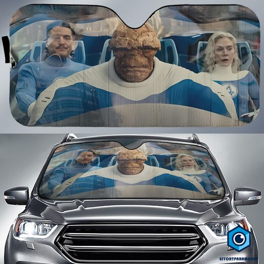 Fantastic Four Car Sun Shade, Fantastic Four First Steps Auto Sun Shade, Fantastic Four Movie 2025, Car Windshield, Car Accessories