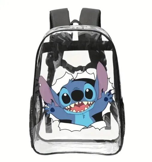 Clear Transparent Stitch Coming Out Backpack