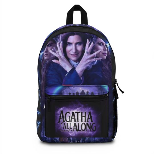Agatha Harkness Halloween-Inspired Backpack - Stylish Witchy School Bag for Marvel Fans