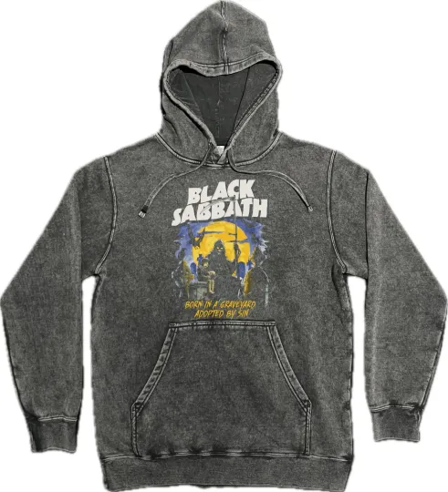 Black Sabbath Children of the Grave Vintage Wash Hoodie Premium Hood Sweatshirt