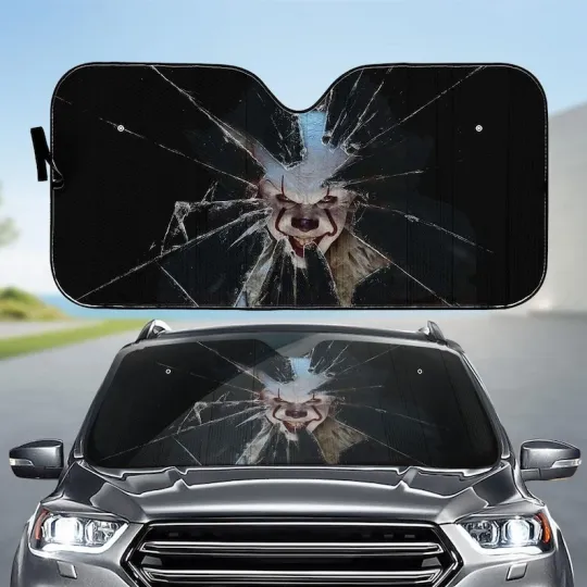 Pennywise IT movie Car Sunshade
