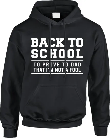 Back To School Adam Sandler Funny Humorous Comedy Fan Movie Quotes  Mens Hoodie