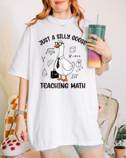 Goose Teacher Shirt, Math Teacher Shirt, Back To School Tshirt, Funny Teacher Shirt, Teacher Gift, Funny Goose Shirt, Teacher Appreciation