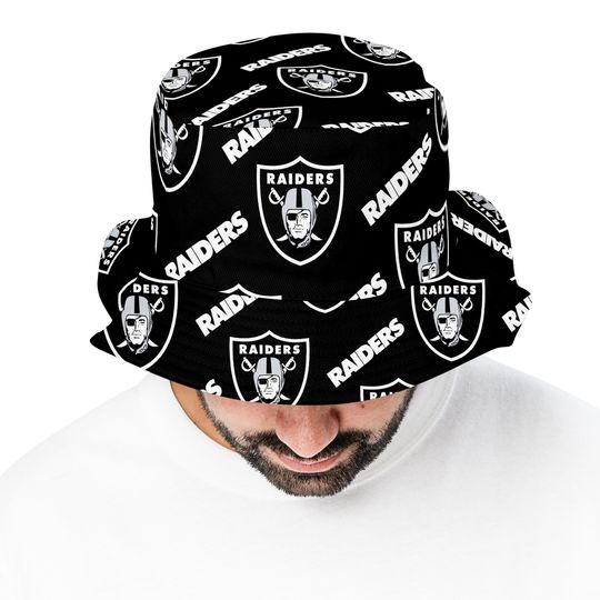 Las Vegas Bucket Hat, Raiders Team Football Hat, Raiders Sports Gifts, Las Vegas Game Day Football Hat