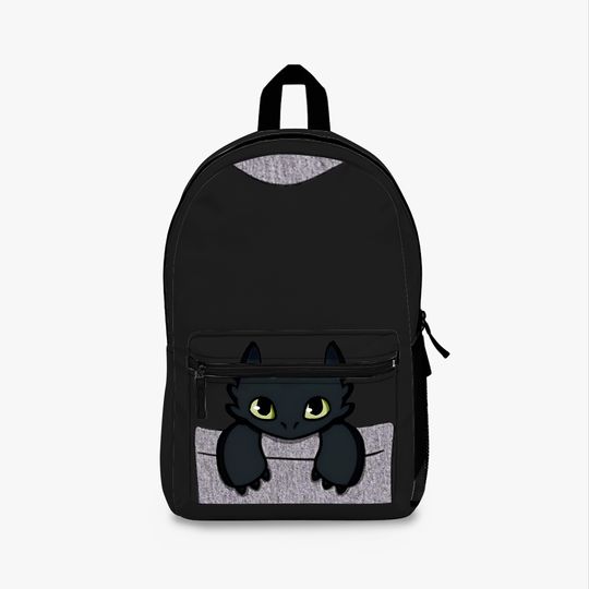 Toothless In Pocket Backpack