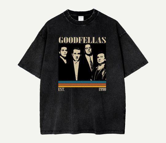 Goodfellas Movie T-Shirt – Vintage Retro Film Tee, Martin Scorsese Classic, Gift for Him