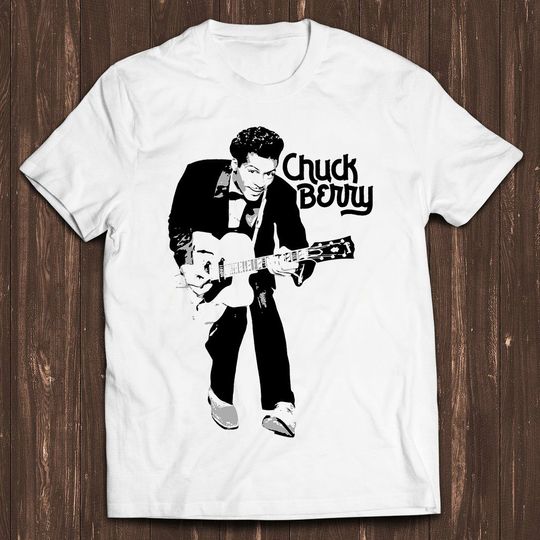 Chuck Berry Gamer Style T-Shirt – Rock 'n' Roll Meme Tee Unisex Fit
