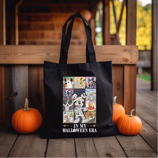 In My Halloween Era 2025 Tote Bag – Personalized Disney Halloween Party Tote, Spooky Gift