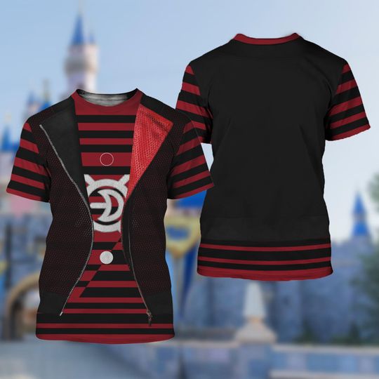 Disney Victor 3D T-Shirt, Zombies 4 Shirt, Disney Zombies 4 Movie Costume T-Shirt, Zombies Victor Cosplay Costume Tee