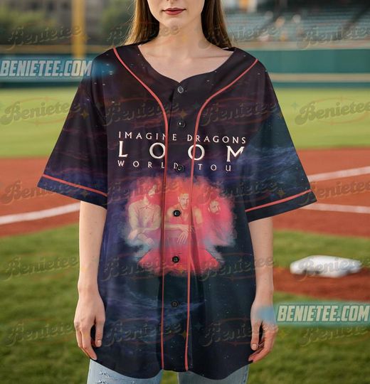 Loom Tour 2025 New Album Hip Hop Style Baseball Jersey