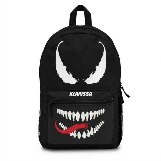Venom-Inspired Backpack, Stylish School Bag, Unique Travel Backpack, Great for Comic Fans, Gift for Marvel Fans