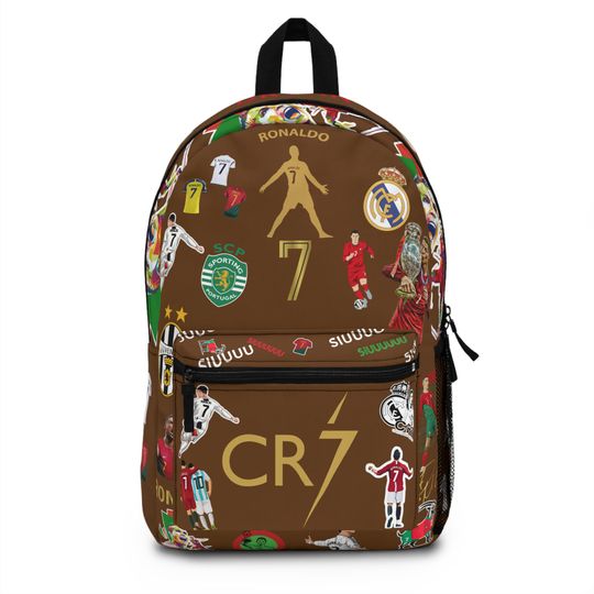 Ronaldo Backpack - School Bag - Soccer Fan Gift - Sports Backpack