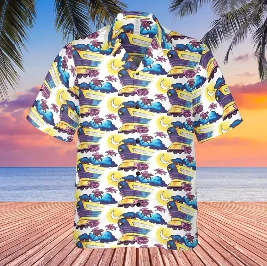 Doc Train Hawaiian Shirt  Emmett Brown  Back To The Future Size S-5xl 3D