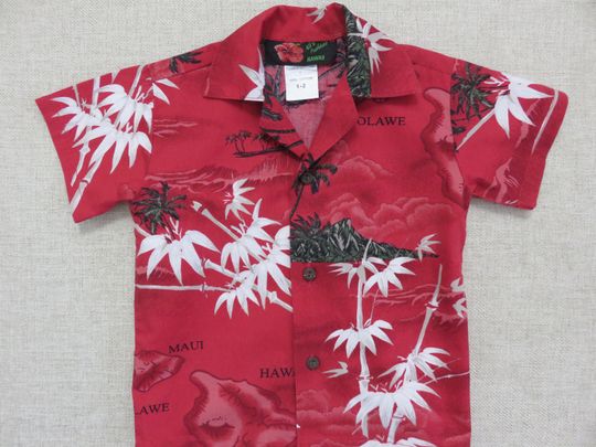 Boy's Hawaiian Shirt, ALI'S FASHIONS Hawaiian Shirt, Made In Hawaii, Kids Aloha Shirt, 100% Cotton Button Down Toddler Size 1-2