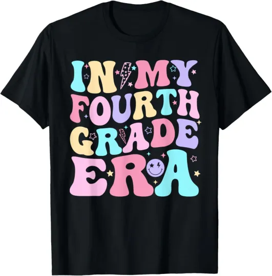 In My Fourth Grade Era Girl Back To School 4th Grade Teacher T-Shirt Hoodie