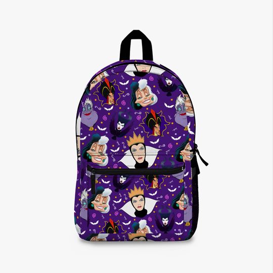 Disney Villains Backpack, Disney Backpack, Back to School Book Bag, Disney Bag, Kids Backpack, Travel Bag, Disney Trip Accessories