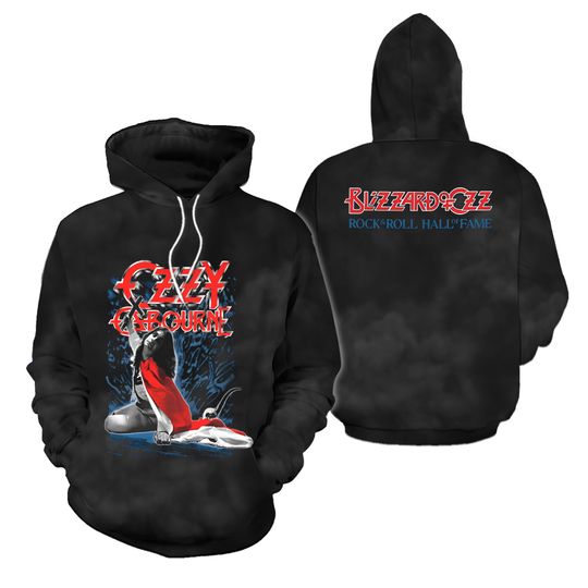 Ozzy Osbourne 3D Graphic Hoodie Unisex Gift for Rock Music Lovers