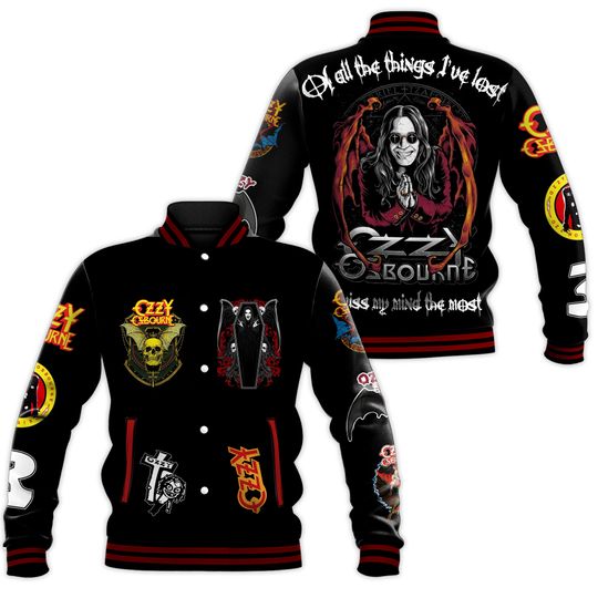 Ozzy Osbourne New Baseball Jacket For Fan