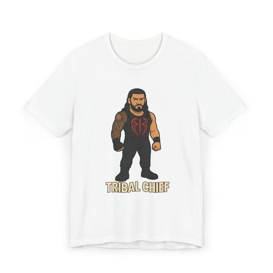 Roman Reigns Tribal Chief T-shirt – Bold Graphic Tee for Wrestling Fans