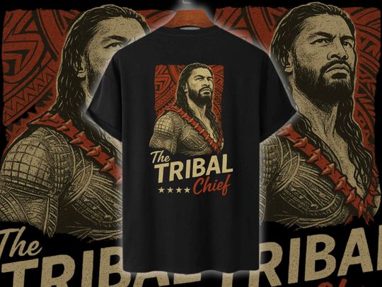 Roman Reigns Digital File – Tribal Chief PNG SVG for Cricut Projects