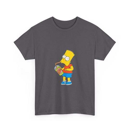 Impressley Cartoon Streetwear Tee, Funny Graphic Shirt, Pop Culture Vintage Style