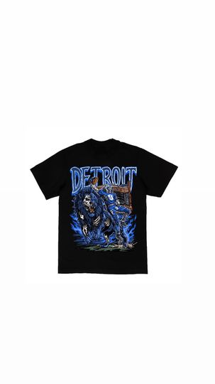Detroit Lions Football T Shirt – Vintage Heavyweight Tee for Game Day Fans