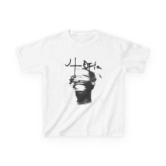 Kids Travis T-Shirt | Utopia Graphic Tee | Cactus Jack Shirt | Hip Hop Tshirt