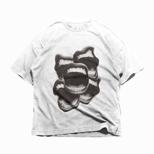 Big Lips T Shirt, Streetwear Y2K T Shirt, Lip Graphic Tee