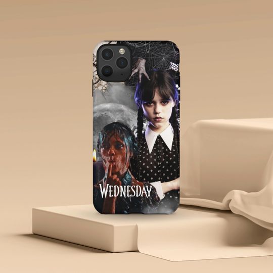 Wednesday Addams Inspired Phone Case – Protective Cover for Fans