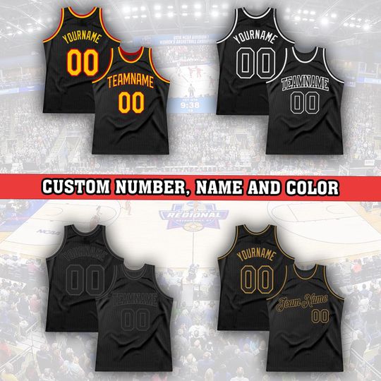 Custom Basketball Jersey Tank with Personalized Name and Number for Teams and Fans
