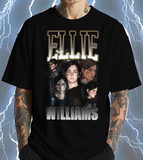 Ellie Williams Graphic Tee – The Last of Us Inspired Shirt for Game Fans