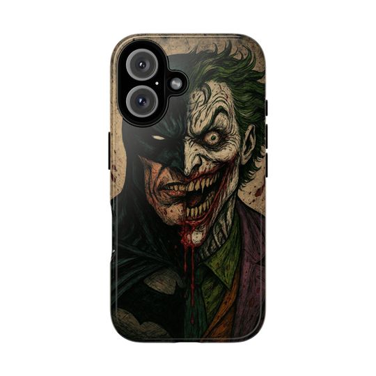 Batman vs Joker Phone Case – Dark Comic Superhero Cover for iPhone