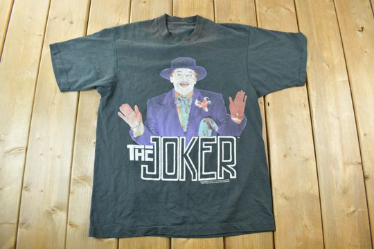 Retro Joker T-Shirt – 80s DC Comics Batman Graphic Tee