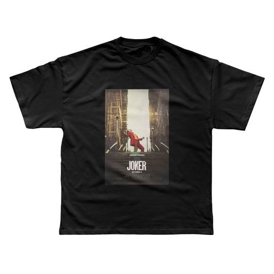 Joker Movie T-Shirt – Unisex Comic Villain Graphic Tee
