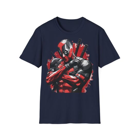 Deadpool Unisex Softstyle T-Shirt for Comic Fans