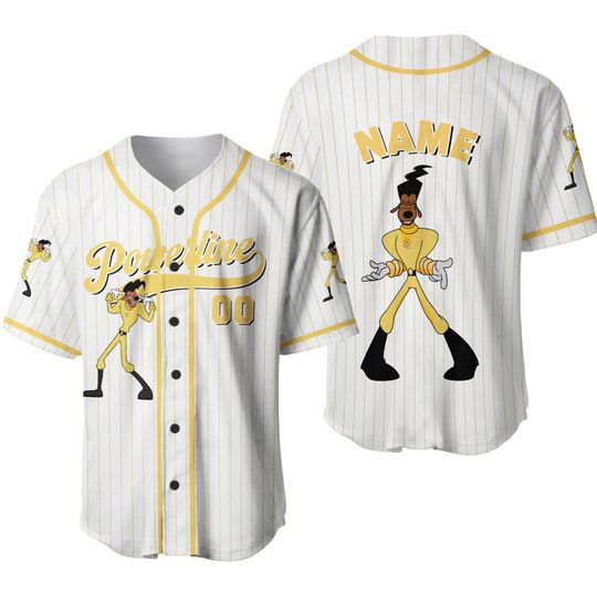 Goofy Movie Powerline Jersey Shirt, Disney Goofy Movie Baseball Jersey, Disney Powerline Cosplay, Disney Family Shirts, Disney World