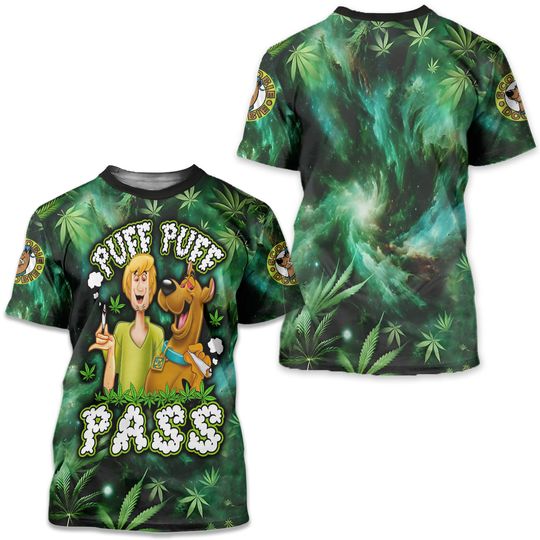 Scooby-Doo Scoobie Doobie Puff Puff Pass 3D Shirt