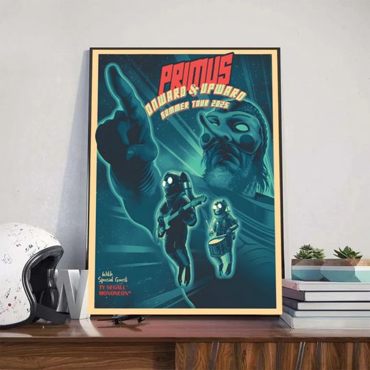 Primus Onward And Upward Summer Tour 2025 Poster
