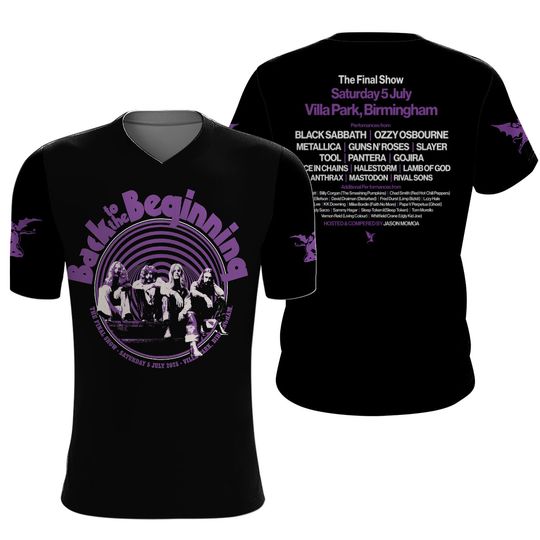 Black Sabbath Back To The Beginning Tour 3D T-Shirt