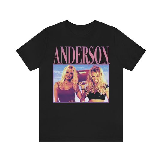 Pamela Anderson Retro Graphic Tee Vintage Fan Shirt