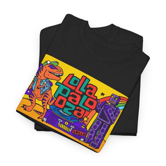Lollapalooza Unisex T-Shirt Music Festival Graphic Hippie Boho Style
