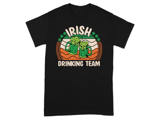 St Patrick’s Day Irish Drinking Team Pub Crawl Shamrock Party Shirt