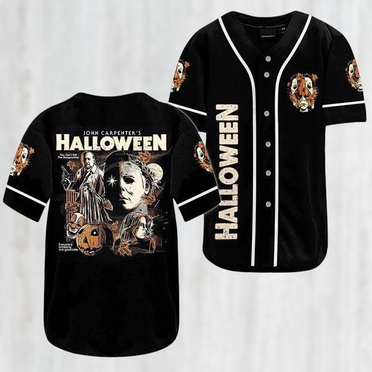 Michael Myers Baseball Jersey Halloween Movie Horror Shirt Halloween Gift
