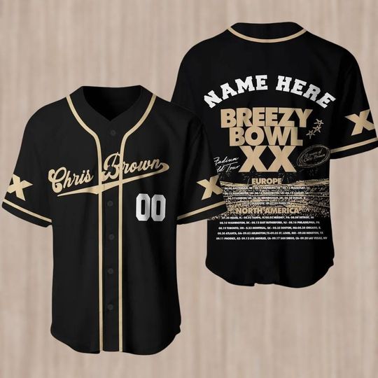 Personalized Chris Brown Breezy Bowl XX T-Shirt, Chris Brown Album Shirt, Chris Brown Fan Gift, Chris Brown Merch