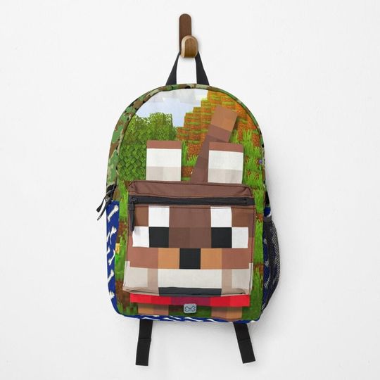 Minecraft Wolf Variants Backpack for Kids